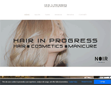 Tablet Screenshot of hairinprogress.nl
